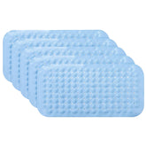 Kuber Industries Bath Mat | PVC Bathroom Mat | Shower Bath Mat | Floor Tub Mat | Bathroom Mud Mat | Anti-Skid Shower Bathroom Mat | M-YSD-35A |Pack of 5| Sky Blue